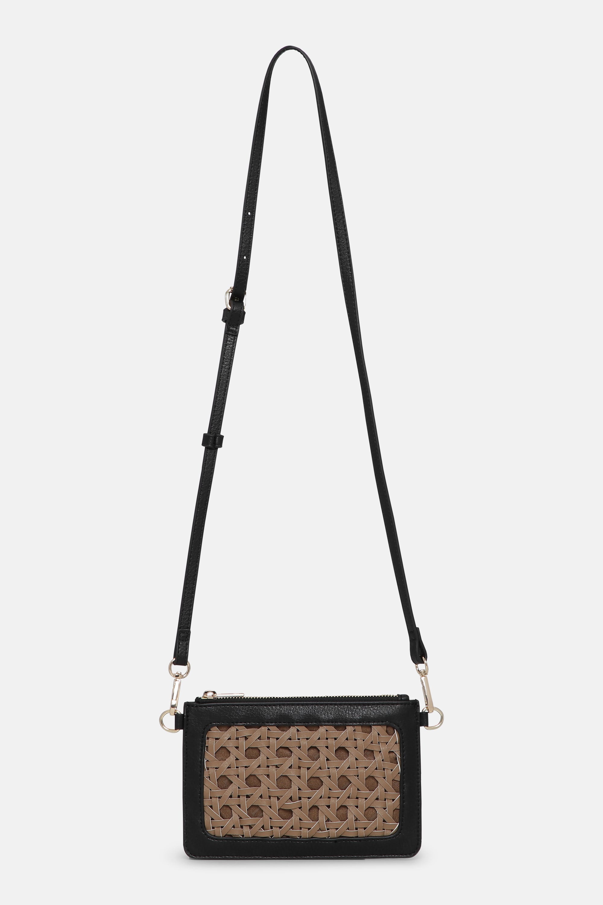 Braided Wallet - Mocca Black